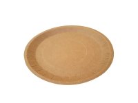 Talíř papírový KRAFT pr. 23cm hnědý 100ks